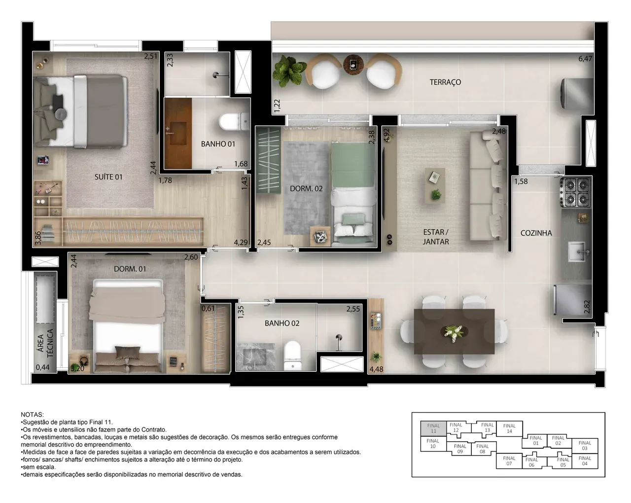 PLANTA 62m²