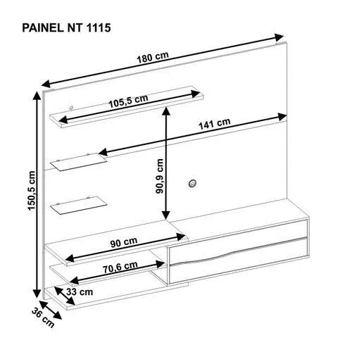 Painel para TV até 60 polegadas - Foto 2