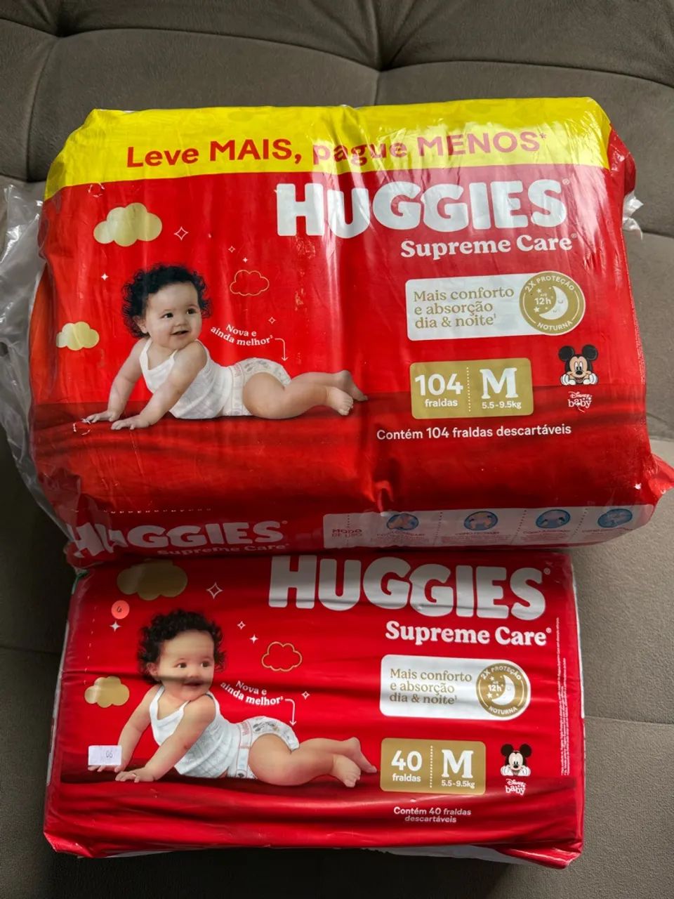 FRALDA HUGGIES M - 144 UNIDADES
