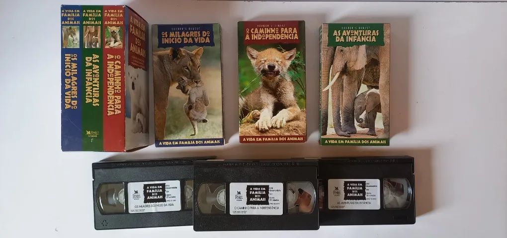 4 Un Box Em Vhs Reader's Digest Doumentáios Originais (Usado) - Foto 3