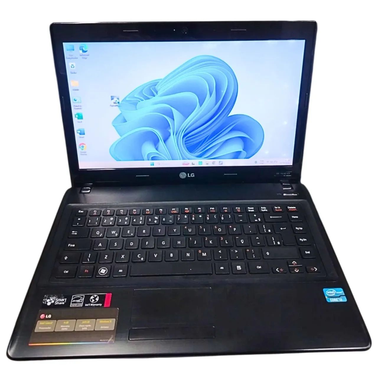 Notebook LG Core I3 4GB HD 500GB Wi-Fi Bluetooth - detalhes