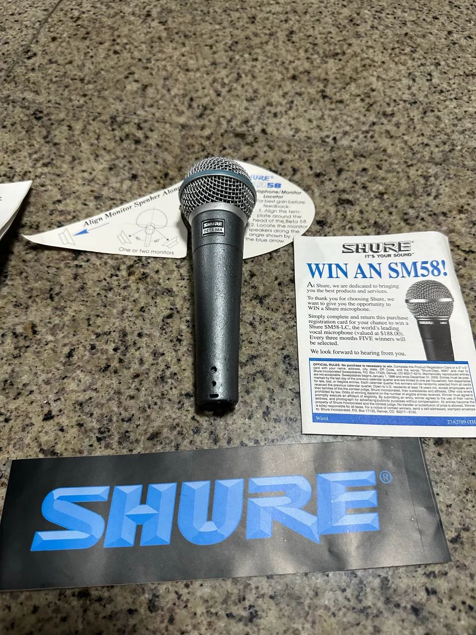 Microfone Shure BETA 58A Original - Foto 3