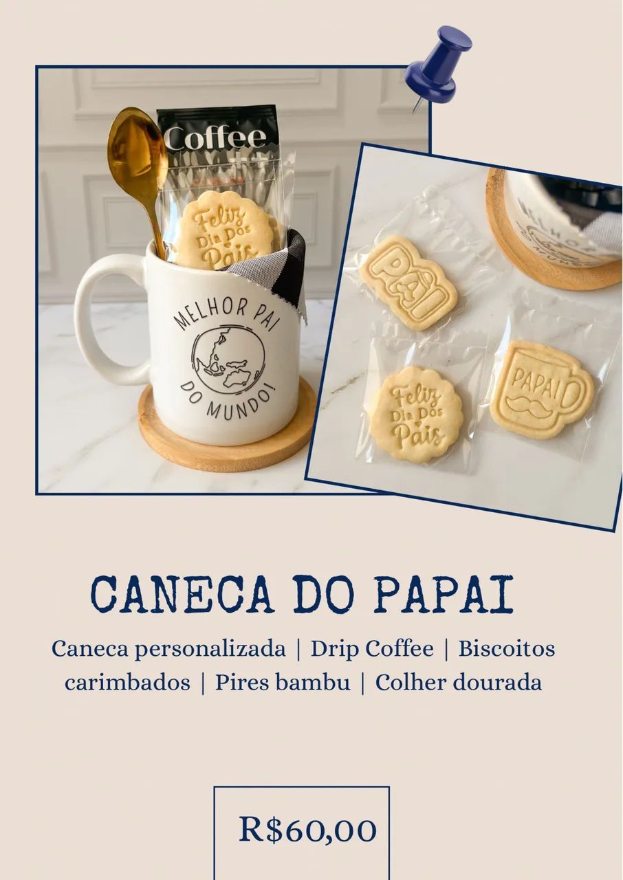 PRESENTE DIA DOS PAIS - PRESENTE NA CANECA