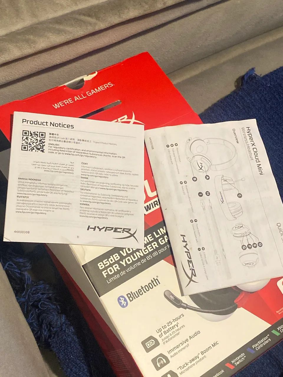 Hyperx cloud mini wireless - com pouco tempo de uso - Foto 3