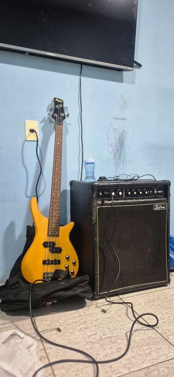 Vendo contra baixo e caixa completo