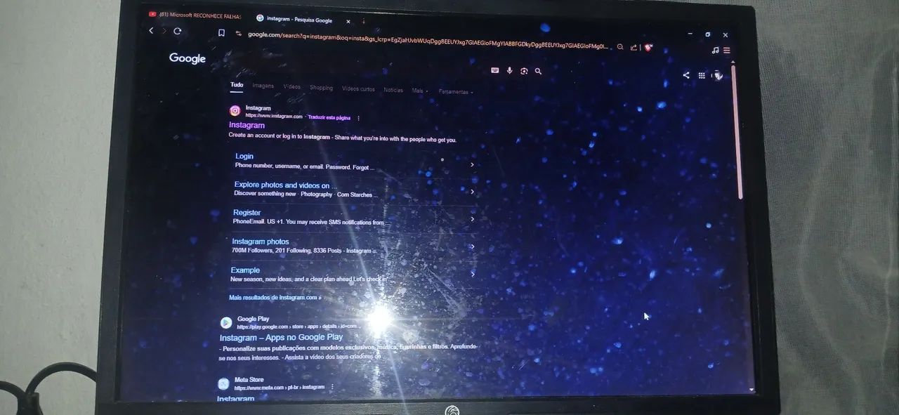 Monitor 75hz manchado (Troco em ssd) - Foto 3