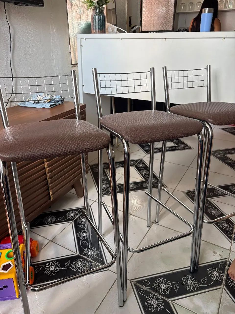 Banqueta de alumínio  - Foto 2