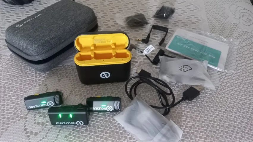 Microfone Lapela Sem Fio Hollyland LARK M1 DUO