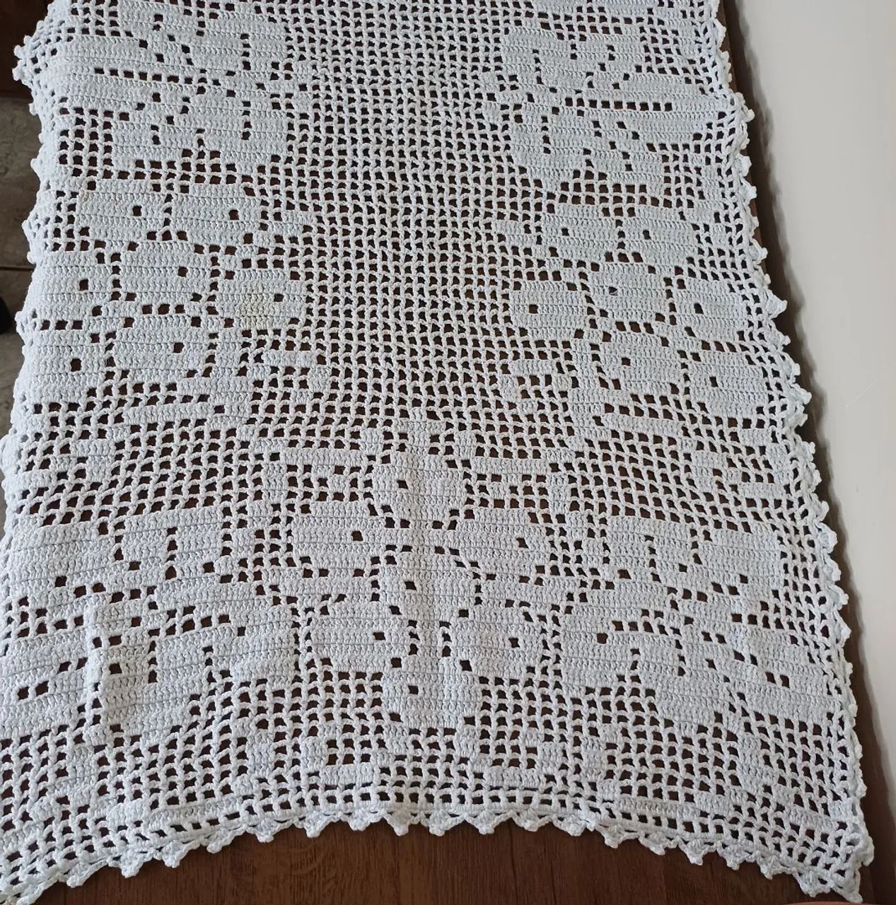 Caminho de mesa  de crochê.  - Foto 2