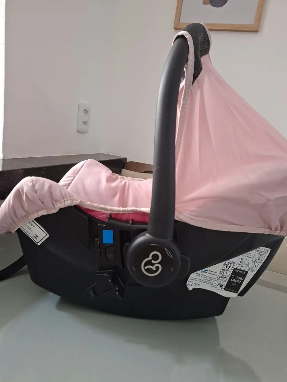 Bebê conforto galzerano rosa  - Foto 5