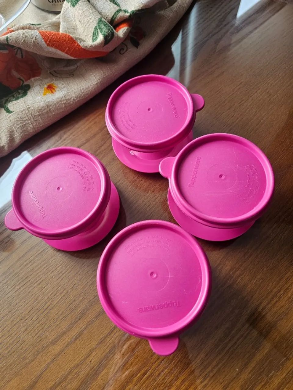 Kit 4 taças tupperware rosa - Foto 4