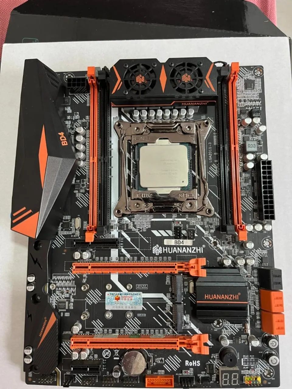 Placa mãe x99 bd4 + Xeon e5 2670 v3 apenas venda  - Foto 2