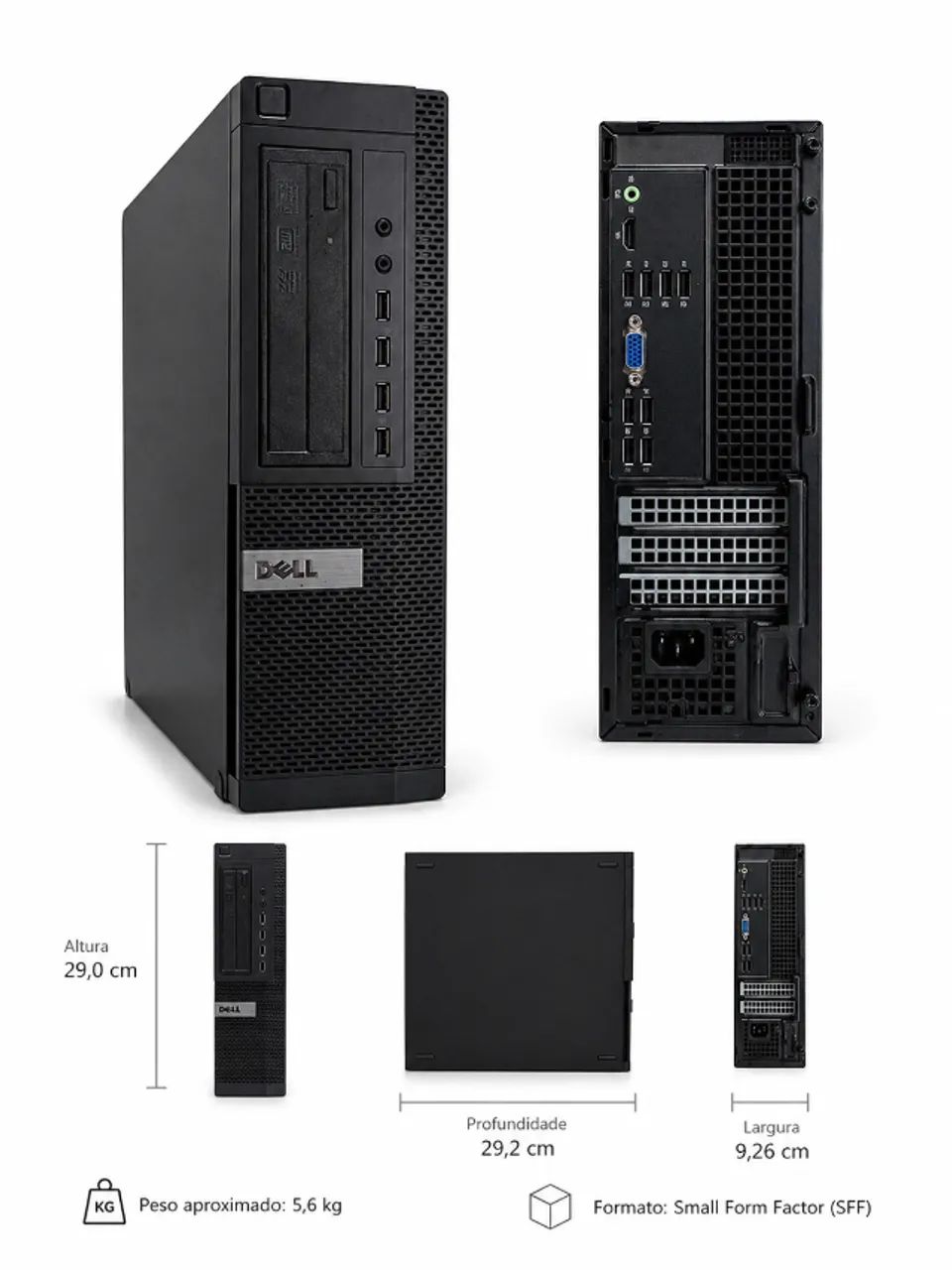 Computador Desktop Dell OptiPlex 7010 - Usado | Ótimo para trabalho e estudos