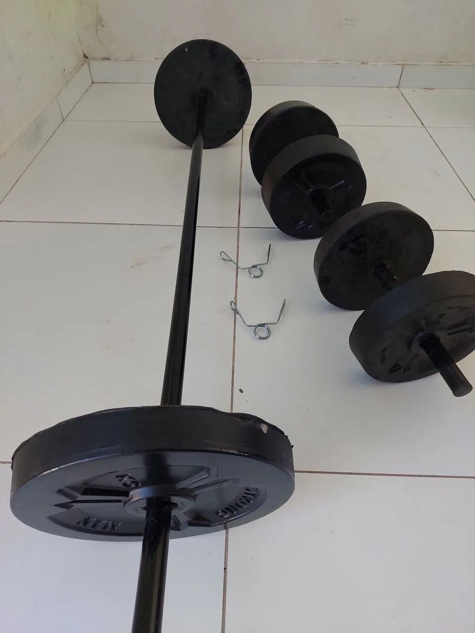 Kit de anilhas e barras  - Foto 3