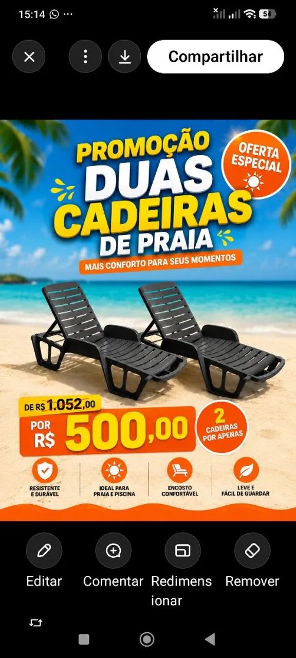 Cadeiras de piscina 