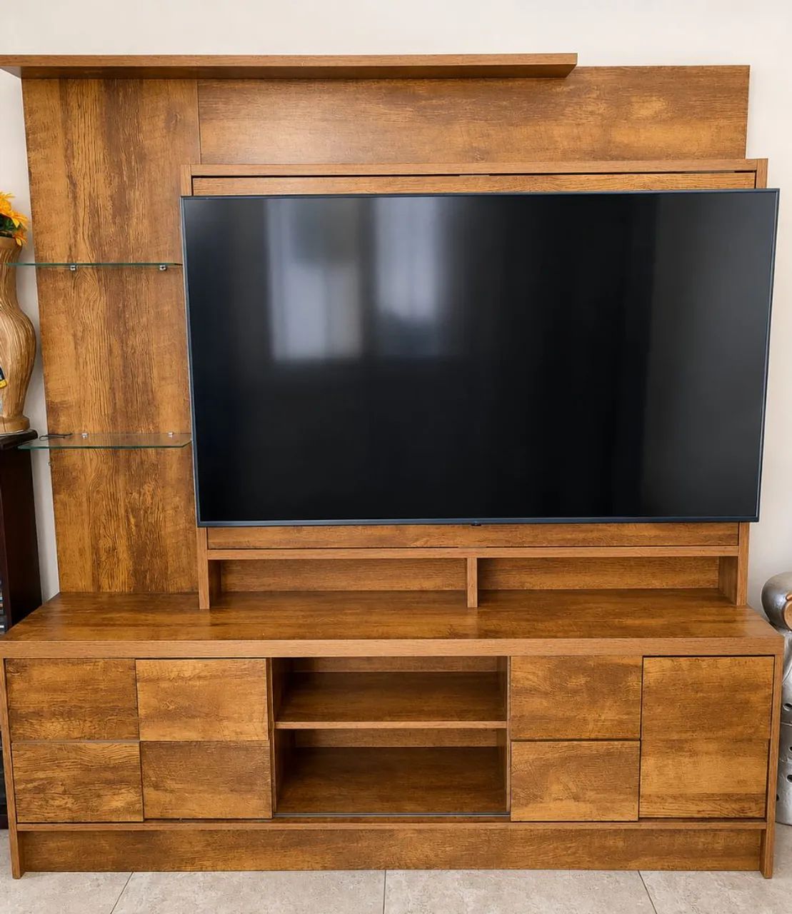 Rack com painel