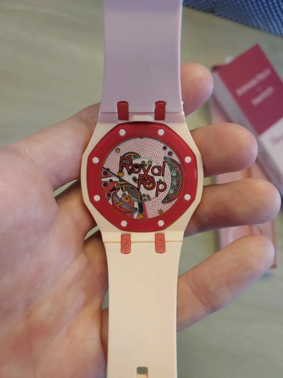 Relógio Swatch x AP Royal Pop "Otto Rosso" - Foto 3
