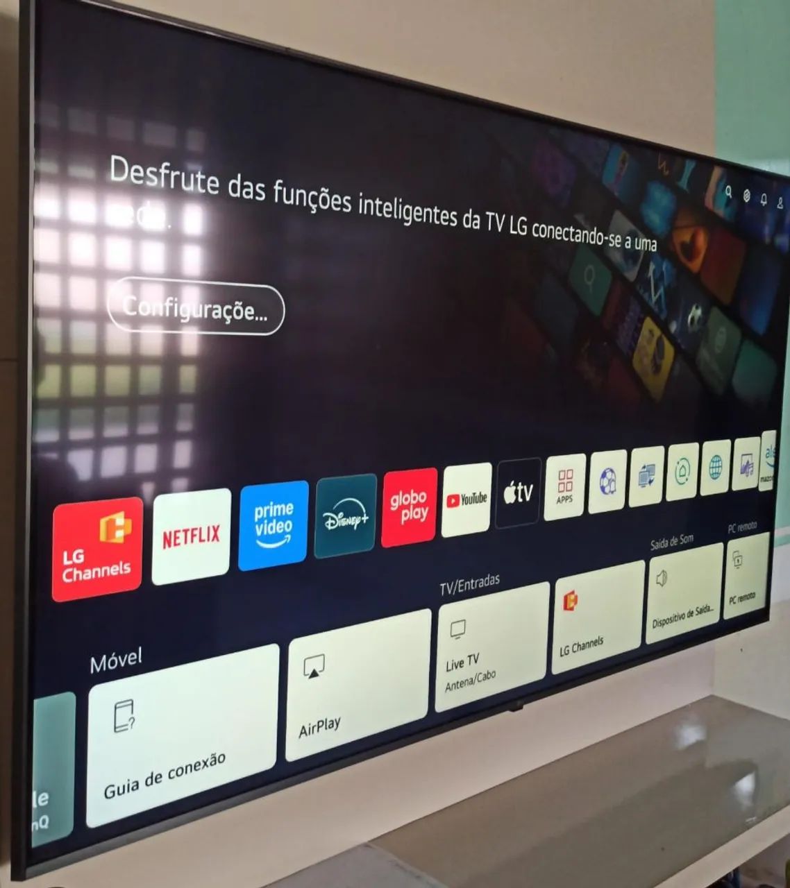 Smartv 65 polegadas  R$3.000 