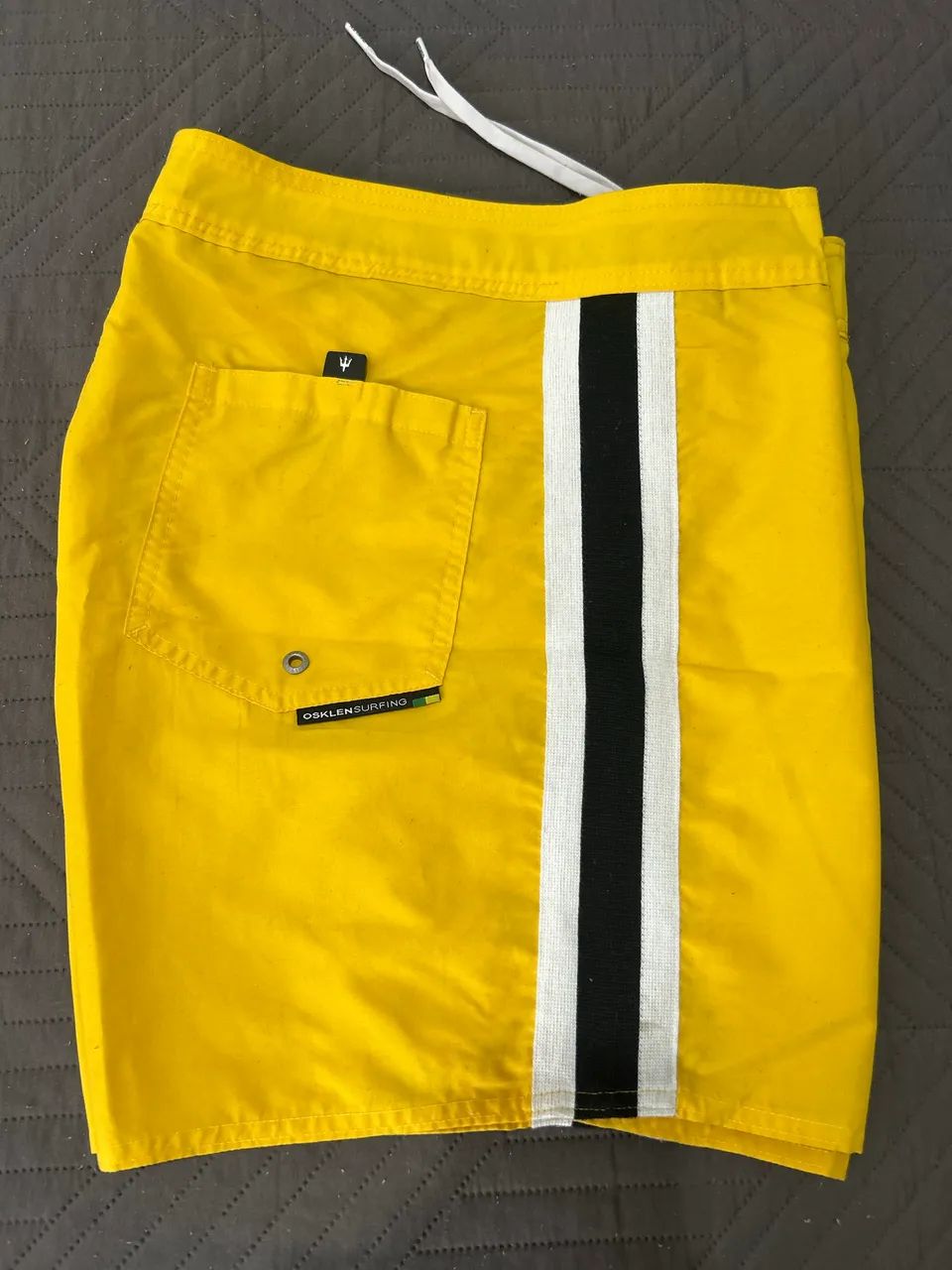 OSKLEN AMARELA Bermuda Surf Urban Stripes - Foto 4