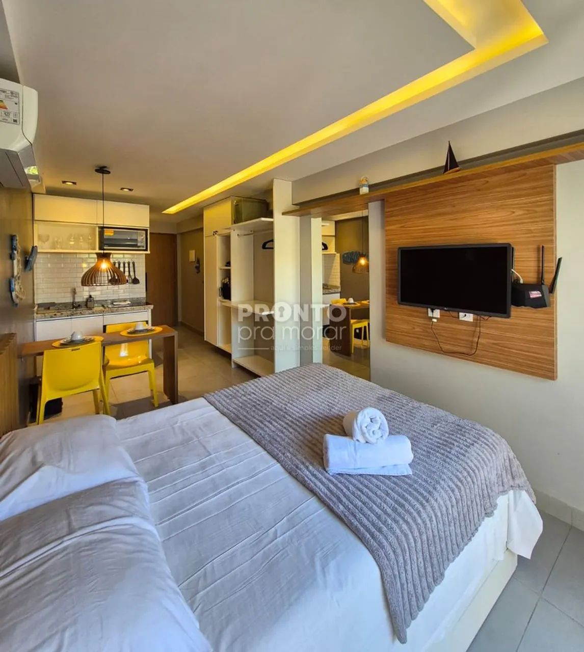 Flat com 1 quarto em Cupe