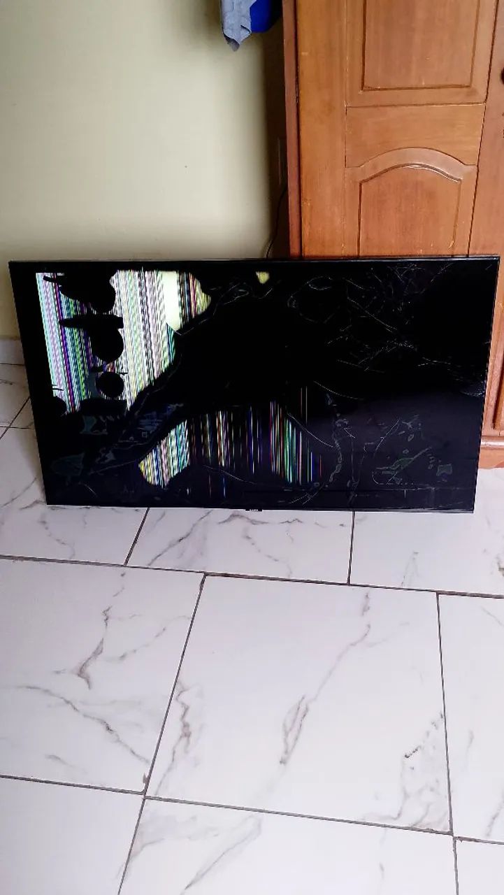 Tv Samsung 50 polegadas tela quebrada 