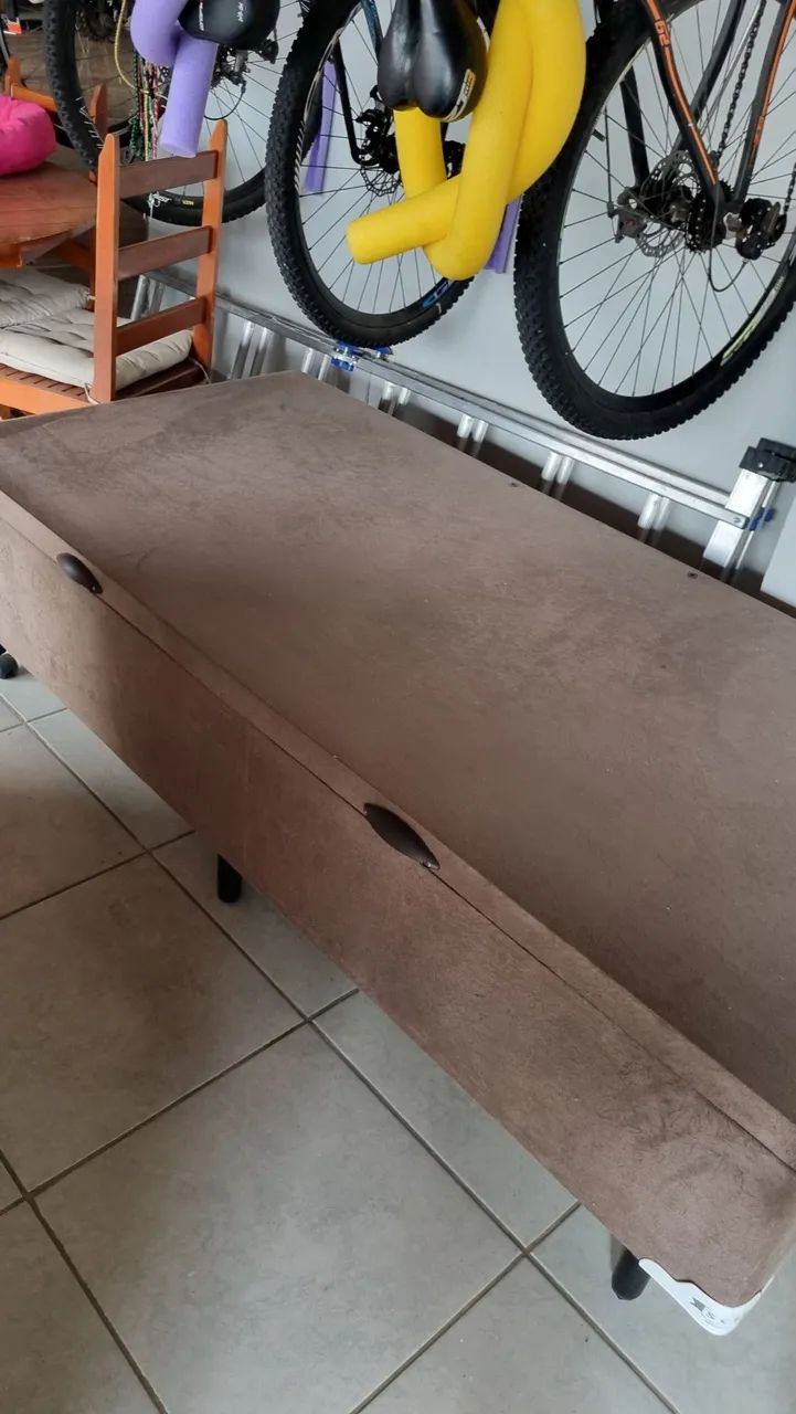 Cama Box Baú com Colchão e Cabeceira - Foto 5