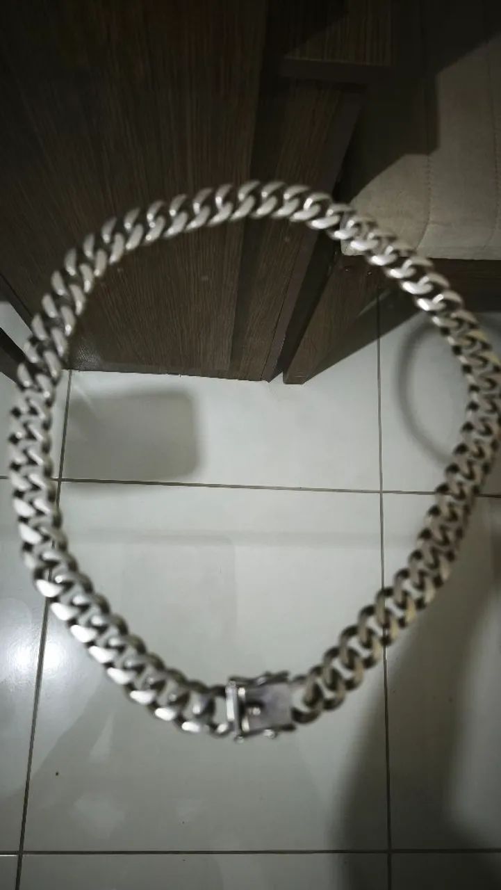 Cordão de prata  - Foto 3