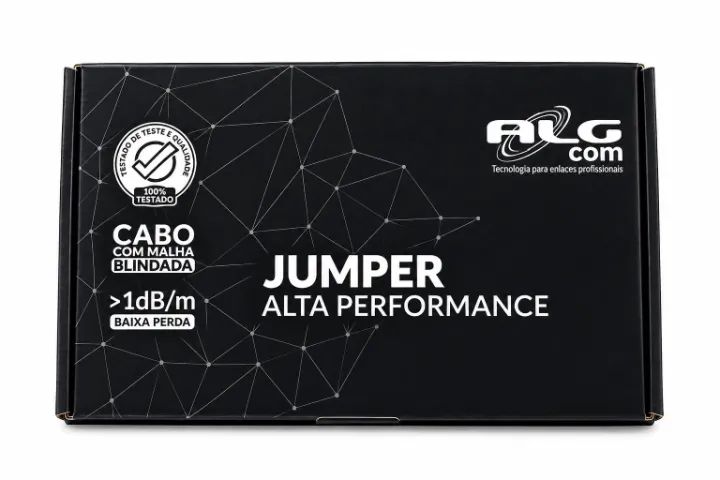 Kit Jumper Coaxial ALGcom Alta Performance - Cabo Blindado