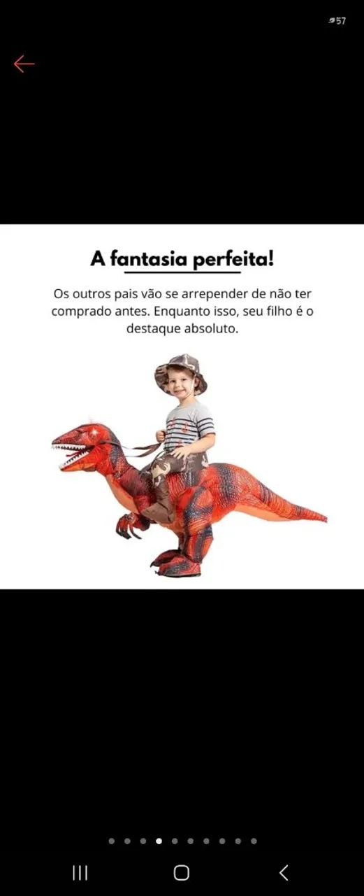 Fantasia dinossauro