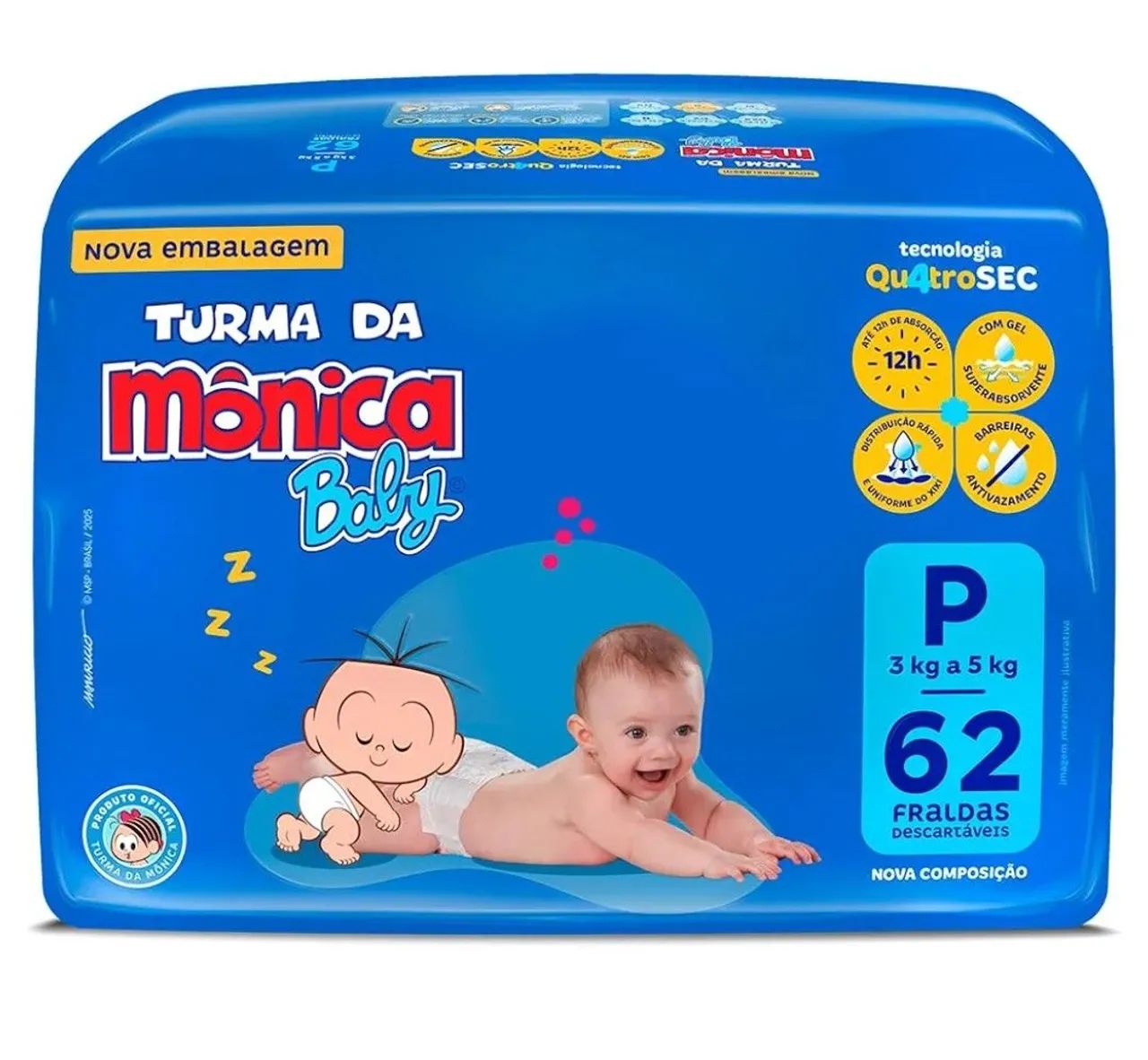 Fraldas Turma da Mônica 