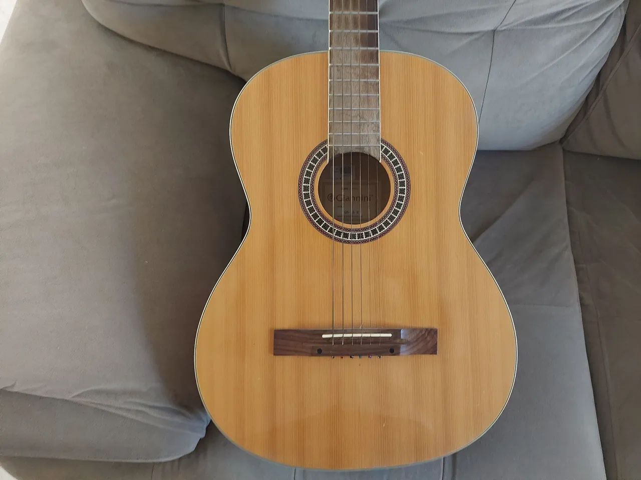 Violão Gianini gs 15 com capa e suporte - Foto 2