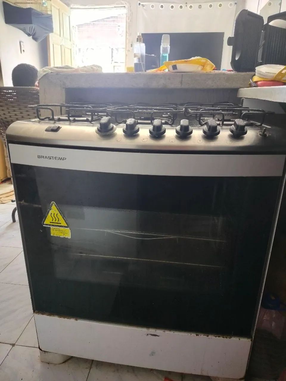 Fogão 6 bocas Brastemp 