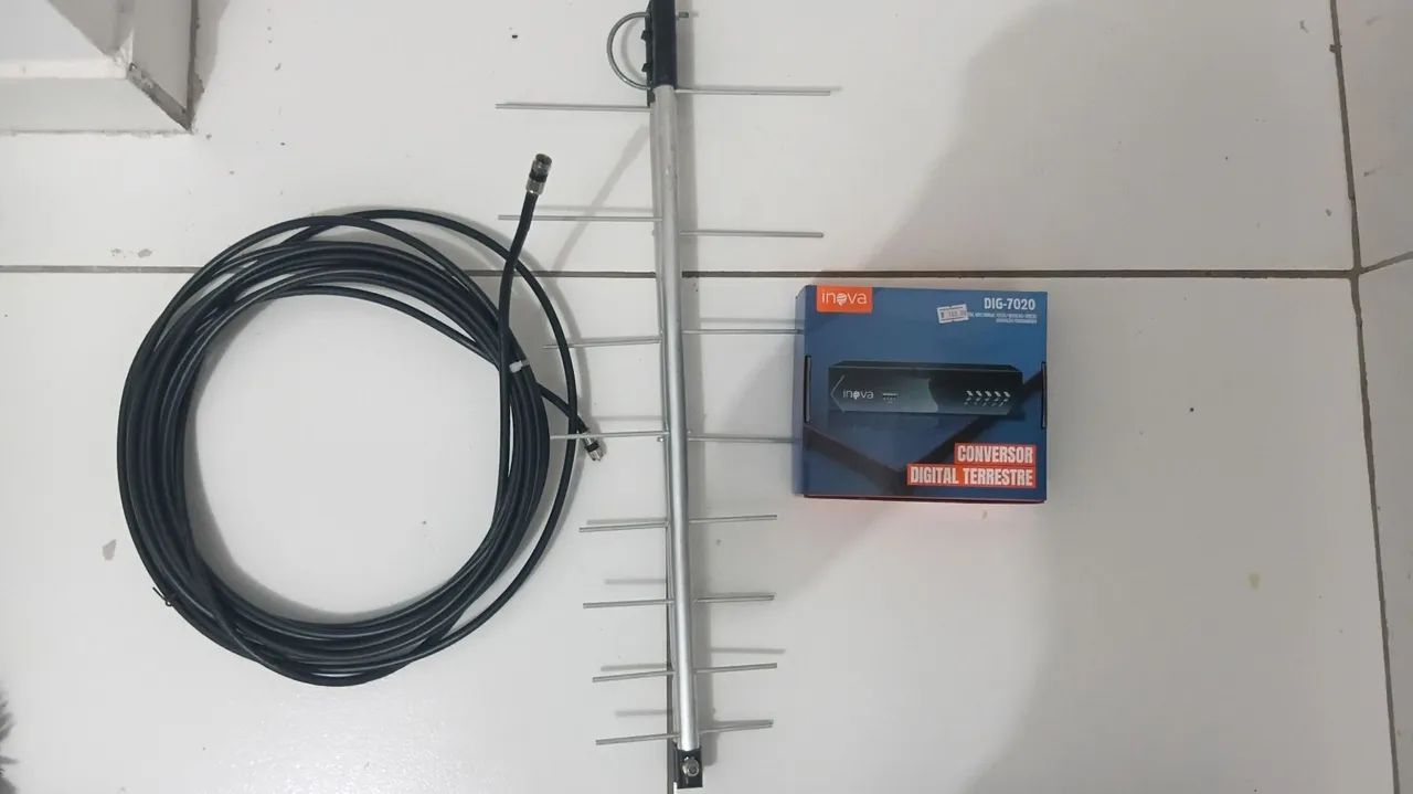 Kit antena digital + conversor 