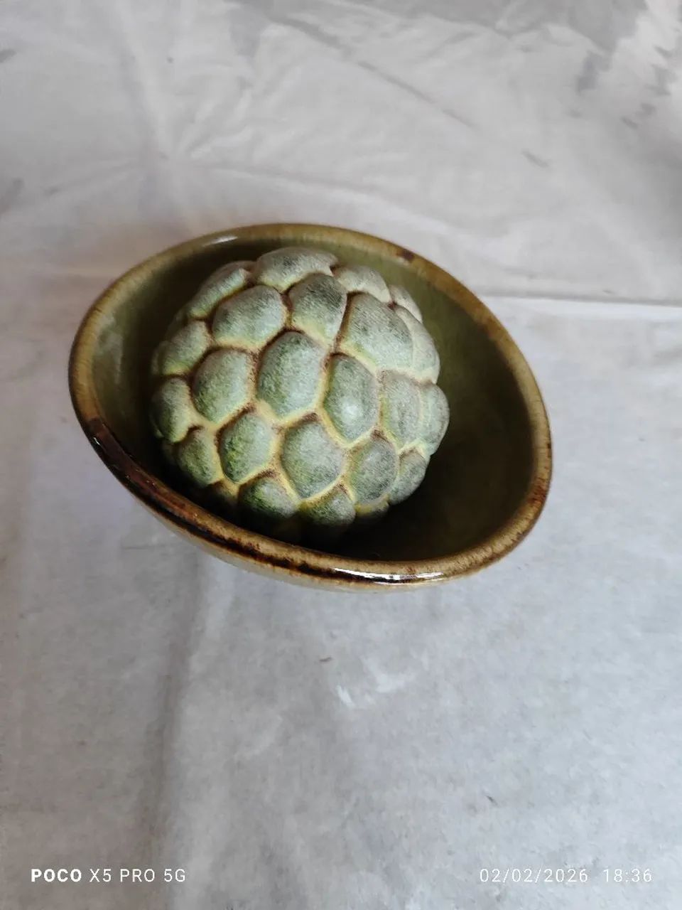 Pinha decorativa