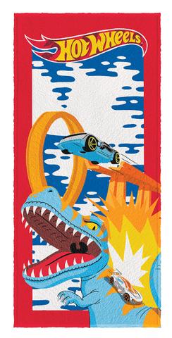 Toalha Banho Infantil Hot Wheels - Foto 2