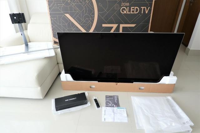 TV Samsung Qled Q7FN 65 polegadas Q led com caixa e manuais