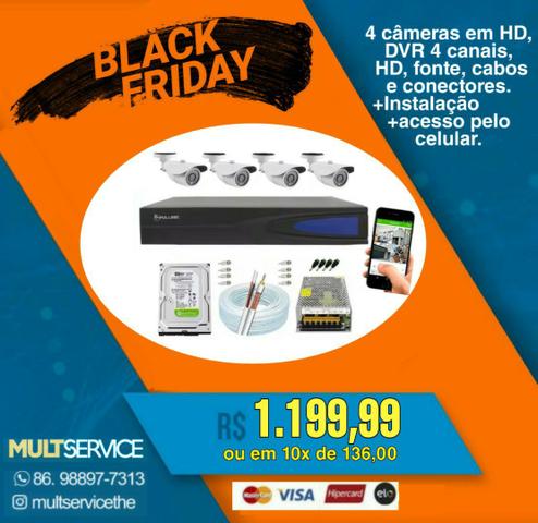 Promoção de câmeras de segurança