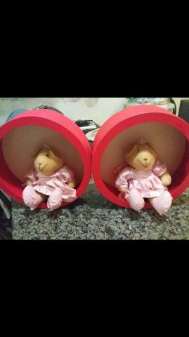Nichos para quarto de bebê