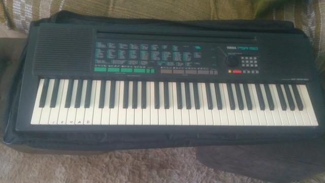 Teclado Yamaha PSR 150 com capa acolchoada - Foto 4