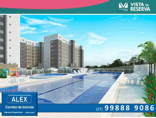 ALX - 02 - APÊ de 2 Quartos, Lazer com piscina e academia - Vista da Reserva