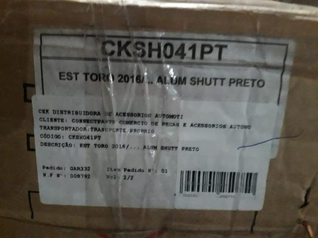Estribo aluminio shutt preto Originais Para Fiat Toro 2016 cksh041pt - Foto 3