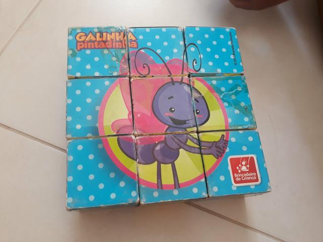 Quebra Cabeça Blocos da Galinha Pintadinha - Foto 2