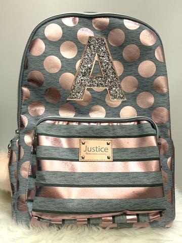 Mochila Justice letra A