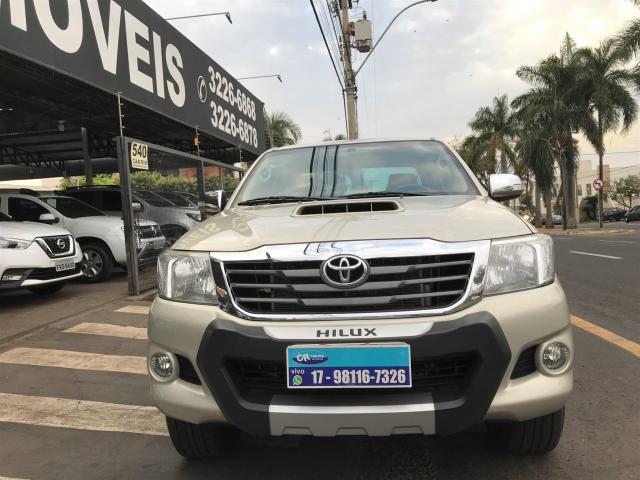 TOYOTA HILUX 2012/2013 3.0 SRV TOP 4X4 CD 16V TURBO INTERCOOLER DIESEL 4P AUTOMÁTICO - Foto 4
