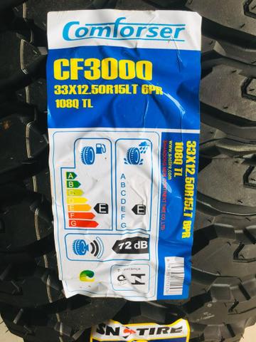 Pneu 33x12,5 R15 M/T Comforcer 10x no cartão - Foto 3