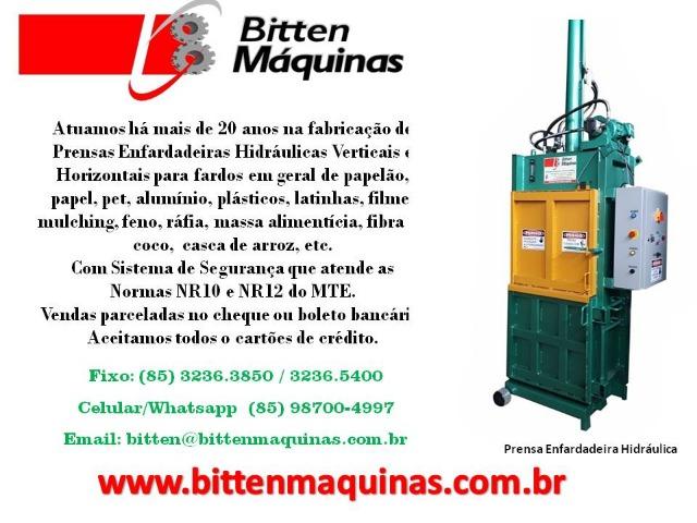 Equipamentos para Reciclagem - Prensas Enfardadeiras, Carrinhos, Esteiras - Foto 4