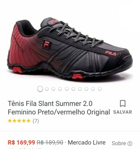 mercado livre tenis fila feminino original