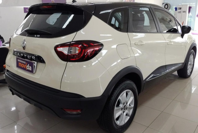 Captur Life 1.6 16V Flex 5p Aut.(PCD) 2019/2019 Marfim + Teto Preto - Foto 6