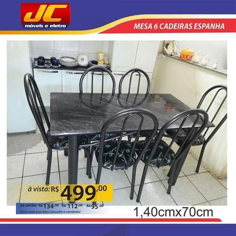 Mesas de 6 cadeiras na promoção a partir de r$499,00 reais - Foto 2