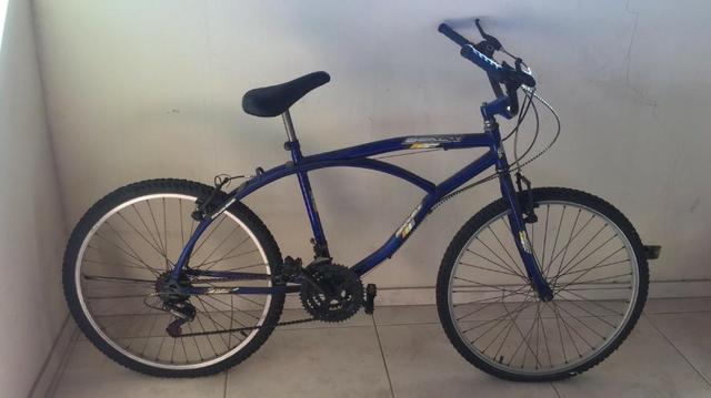 Bicicleta Beach azul com Marchas
